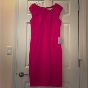 Eliza J Magenta fitted dress (new with tags)